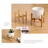10/12 Inch Odern Style Flower Pots Base Display Stand Four-legged Wood Flower Pot Holder Home Garden Patio Decor  Shelf