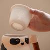 Dong Ciren Panda Ceramic Mug with Lid & Spoon