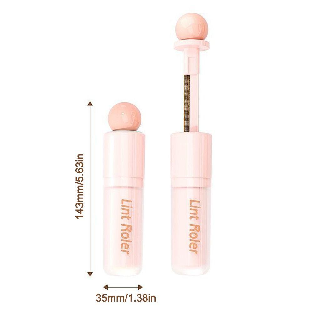 2in1 Clothes Hair Sticky Roller Dopamine Washable Lint Remover Extendable Dust Removal Garment Hair Scraper for Home&Travel