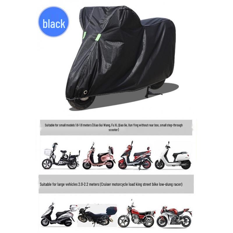 Universelle wasserdichte Abdeckung für Auto, Motorrad & Fahrrad - Staubdicht, Winddicht, Regendicht Sonnenschutz
