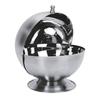 EQUINOX Ball-shaped Sugar Bowl 13.5 Cm Grey