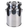 Premium Stainless Steel 10L Milking Pail For Dairy Animals Heat Resistant Easy To Clean Accessories