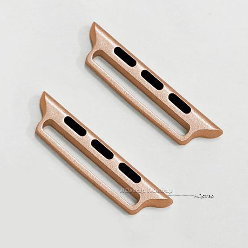 

Watchband Connector for Apple Watch Ultra 49mm 45mm 44mm 42mm 38mm Adapter for IWatch Ultra Series 6 SE 5 4 7 Straps 2PCS 38mm 40mm 41mm(22mm) розового золота