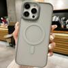 Magnetic Semi-Transparent Matte Phone Case for iPhone 16 Pro Max/15/14 Pro/13/12/11