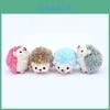 Adorable Small Hedgehog Plush Toy Keychain Soft Pp Cotton Stuffed Animal Doll