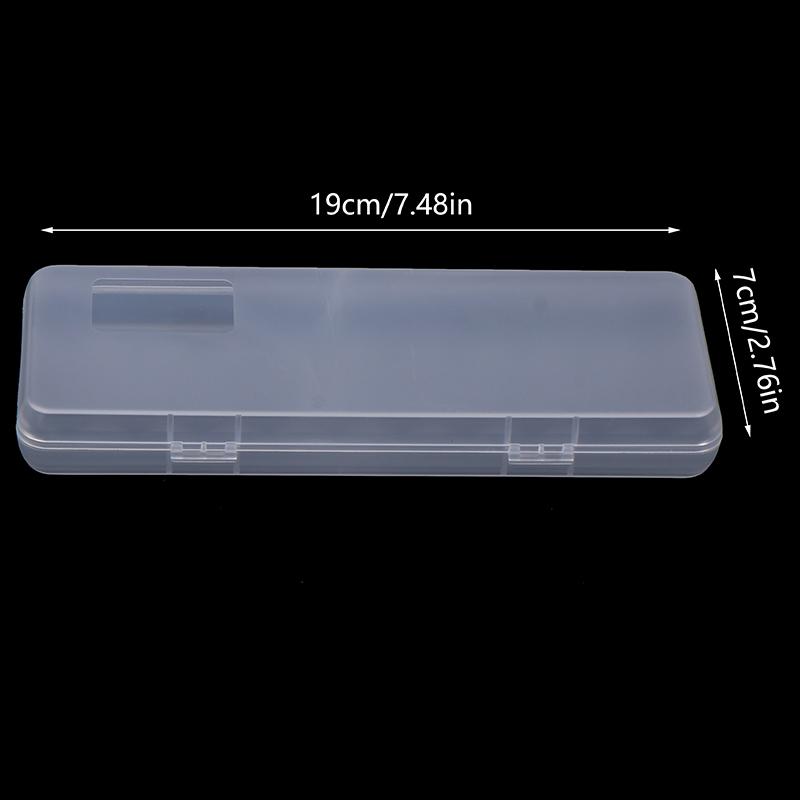 10 Slots Transparent Plastic Battery Storage Box Hard Container Holder Case For Aaa/Aa/18650 Battery Organizer Accessories 1Pc