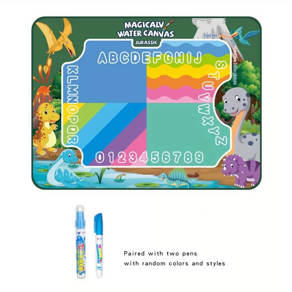 Magische Wasser Malmatte Wiederverwendbares Kritzel Malbrett mit Stiften Montessori Lernspielzeug für Kinder Halloween Weihnachtsgeschenk