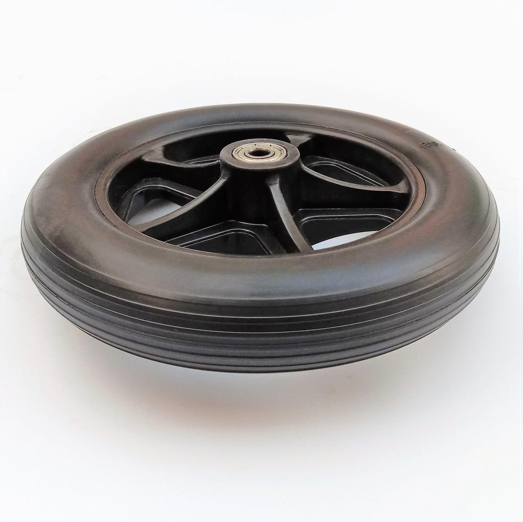 Universal Silent Elastic Wheel for Disabled and Elderly Wheelchairs