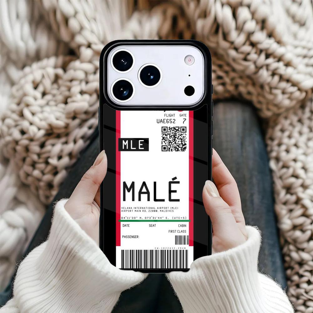 Maldives Map style Magnetic Phone Case For iPhone 17 16 15 12 13 Pro Max 14 Plus 11 Hard Cover With MagSafe iPhone 11 Pro