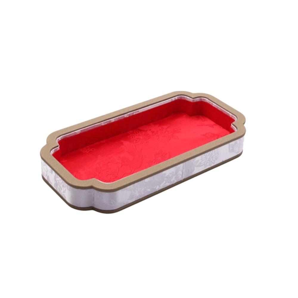 Chinese Vintage Court-Style Jewelry Storage Tray Satin Surface Jewelry Showcase Dressing Table