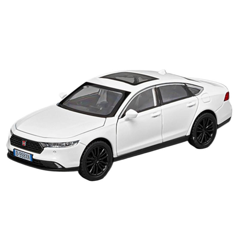 

1/32 HONDA Accord литая модель автомобиля из металла транспортные средства модель автомобиля высокая имитация звука и света коллекция детская игрушка подарок белый