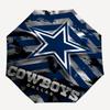 1pc Dallas Cowboys Umbrella, Sun Protection, And UV Shielding. It Has Eight Sturdy Ribs for Outdoor Use And Perfect As a Holiday Gift