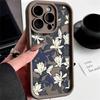 Oil painting white flower iPhone11Promax mobile phone case ladder applicable to Apple 11promax all-inclusive Tianyan 11