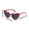 8 Pairs Heart Shaped Sunglasses Candy Color Glasses for Wedding Team Bride Gifts Bachelorette Party Bridal Shower Decor Supplies