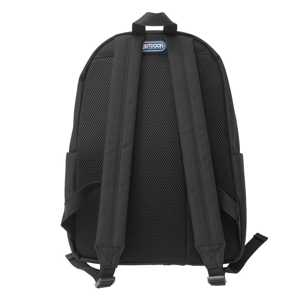 Outdoor Products Men's Basic Luminous Chronicle Backpack with Patch, Customizable, A4 Storage, Black, Size F