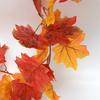 Autumn Maple Leaf and Pumpkin Vine Hanging Decoration for Home, Window, Mall, Bar, and Wall