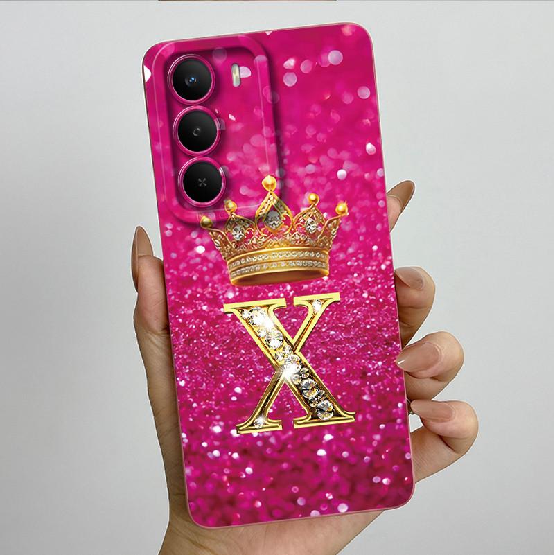 Phone Case For Realme C71 2025 Cover Luxury Crown Letters Soft Silicone Shell Shockproof Bumper for Oppo realme C71 C 71 4G Etui