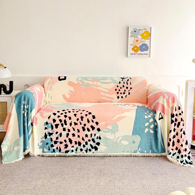 Thick Sofa Protector for Living Room Corner Sofa Sectional Sofa Soft Pet Friendly Multifunction Sofa Towel Easy-care Sofa Cover