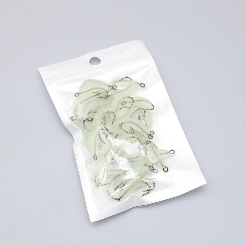 11PCS Soft bait set, realistic biomimetic, with hook, suitable for various freshwater fish