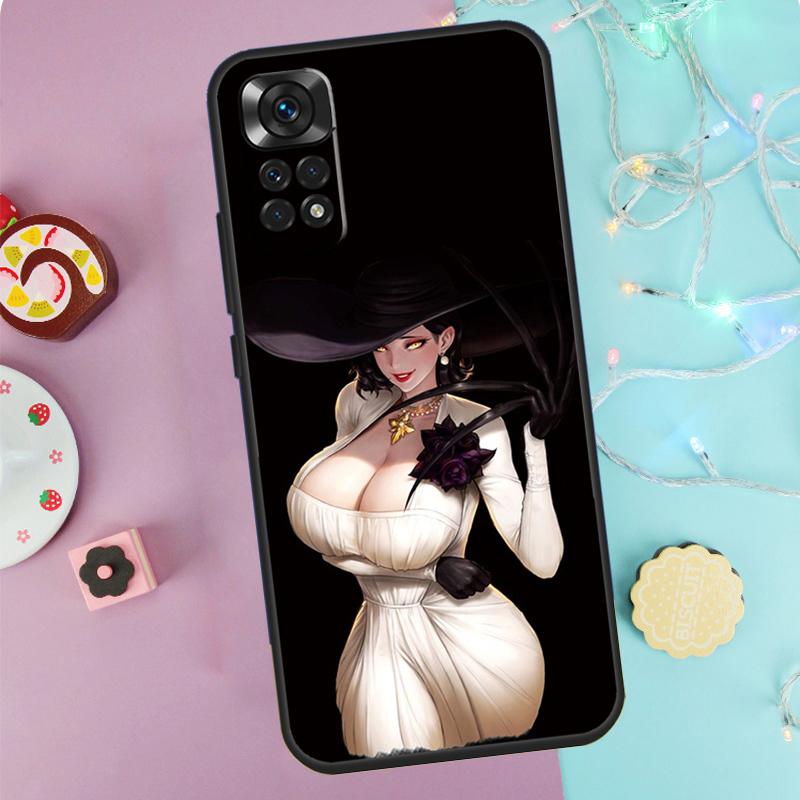Sexy Lady Dimitrescu Daughters Case For Xiaomi Redmi Note 14 13 9 10 11 12 Pro 9S 10S 11S 12S Redmi 13C 10C 12C 14C Cover