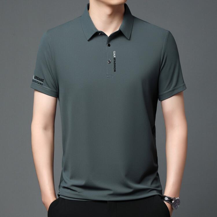 

Men’s Short Sleeve Polo Shirt Waffle Knit Casual 105/M