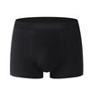 Men's Seamless Mid-Rise Cotton Boxer Briefs - Breathable, Solid Colors, Plus Size