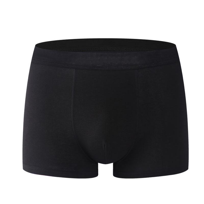 Men's Seamless Mid-Rise Cotton Boxer Briefs - Breathable, Solid Colors, Plus Size