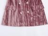 Women's Velvet Suit: 2025 European & American Style Jacket with Wide-Leg Pants