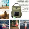 20L Shower Pouch Camping Shower Solar Heating Water Pouch Folding Water Canister Camping Bucket Bottle Pouch Camping Supplies