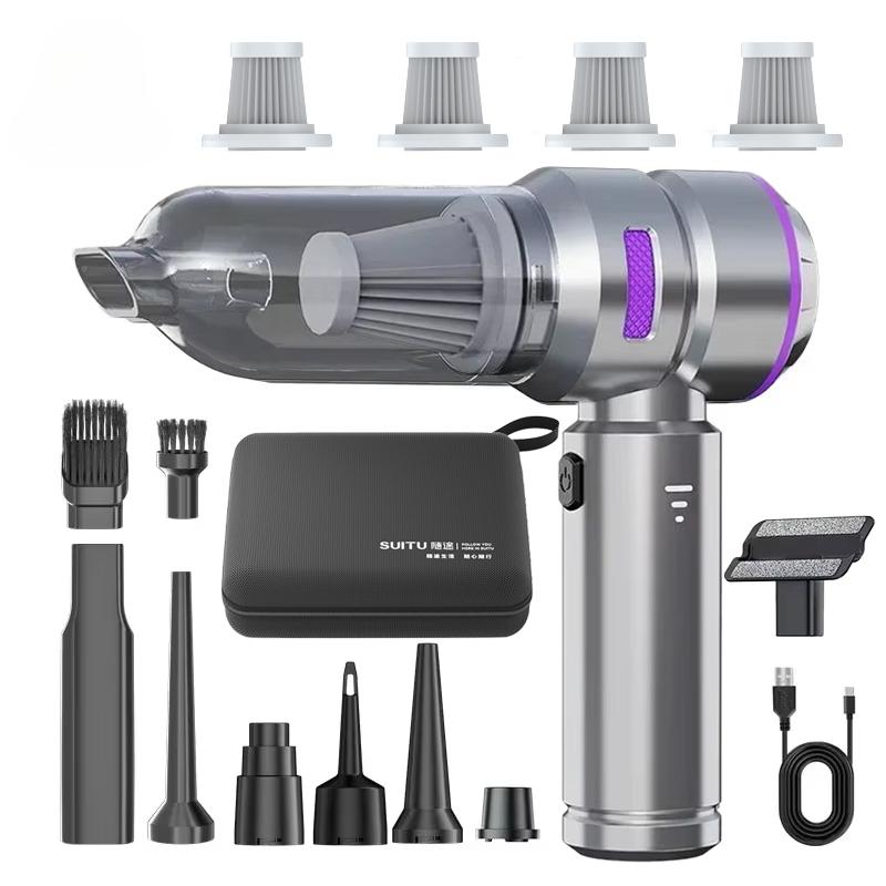 Autostaubsauger, tragbarer Hochleistungs-Handstaubsauger, kabellose Reinigungsmaschine mit bürstenlosem Motor, leistungsstarker Luftstaubsauger für Haushaltsgeräte