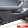 Leather Car Door Anti Kick Pad Protection Film Cover Protector Stickers Trim For Tesla Model 3 Y   Styling Accessories