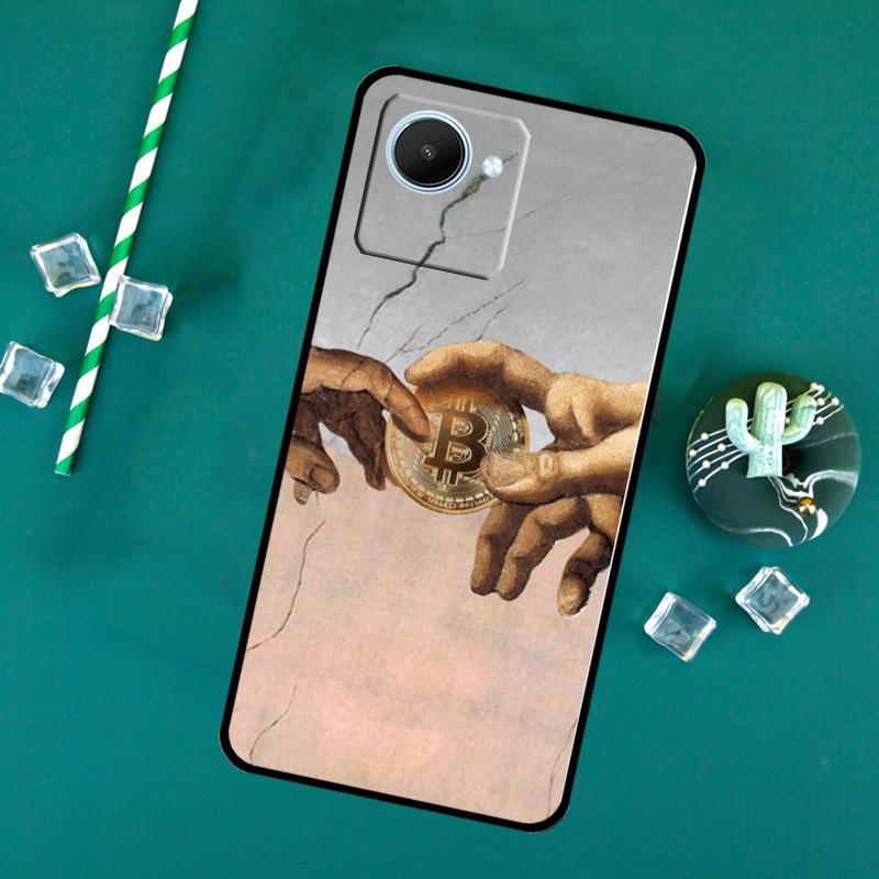 Bitcoin BTC For Realme 15 14 13 12 11 10 Pro Plus C65 C67 C63 C61 C55 C51 C53 C35 C75 GT6 GT7 Pro Case