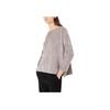 Emporio Armani FW22 Solid Color Round Neck Casual Loose Sweater Women Sweater Beige 6L2M8G2-JUCZ1-0131