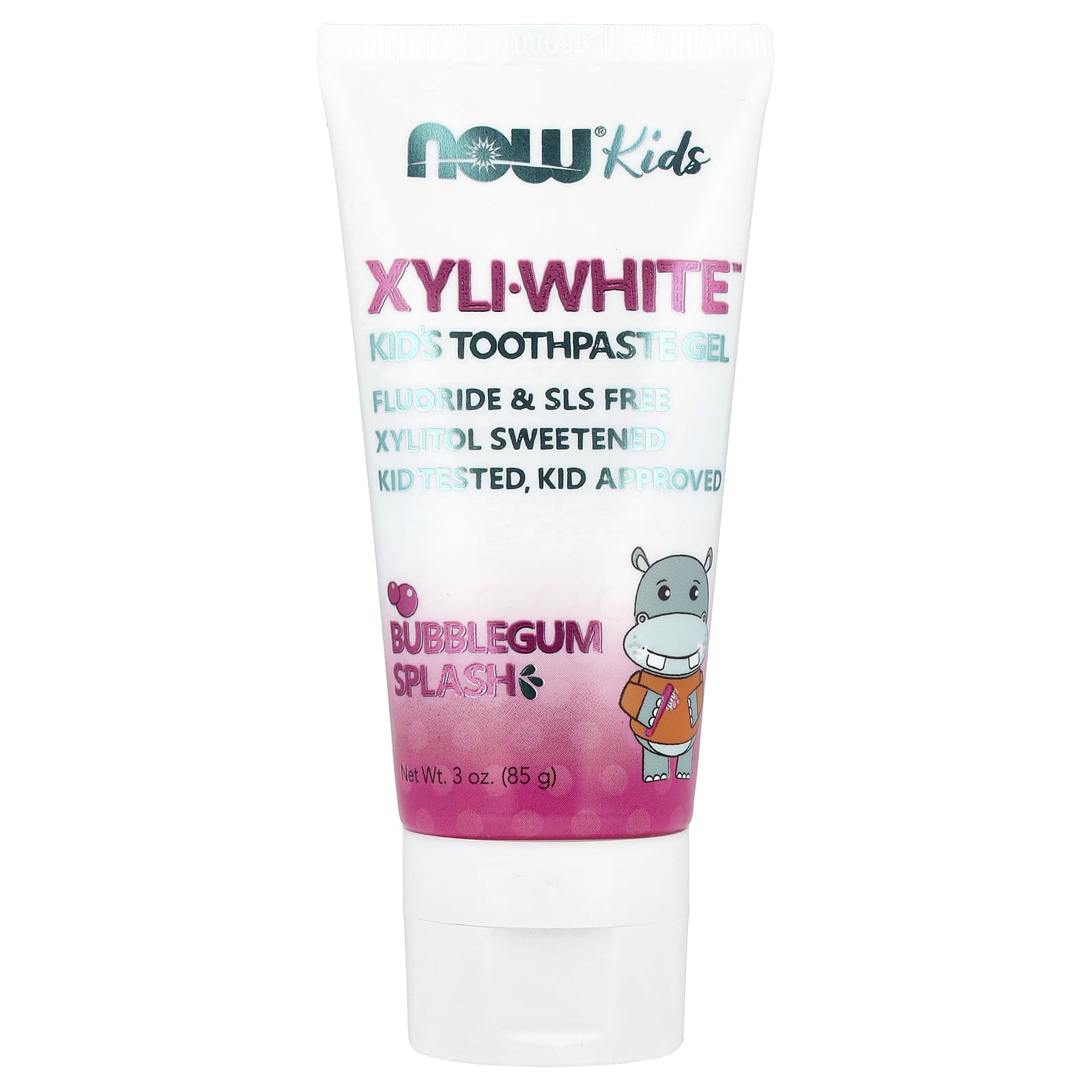 

Xyli-White™, Children s Gel Toothpaste, Bubblegum Splash, 85G(3Oz)