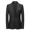 Men Business Casual Blazer Plus Size Solid Color Suit Jacket Dress Work Clothes Oversize Coats Male Brand Clothing