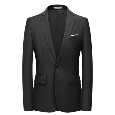 Men Business Casual Blazer Plus Size Solid Color Suit Jacket Dress Work Clothes Oversize Coats Male Brand Clothing