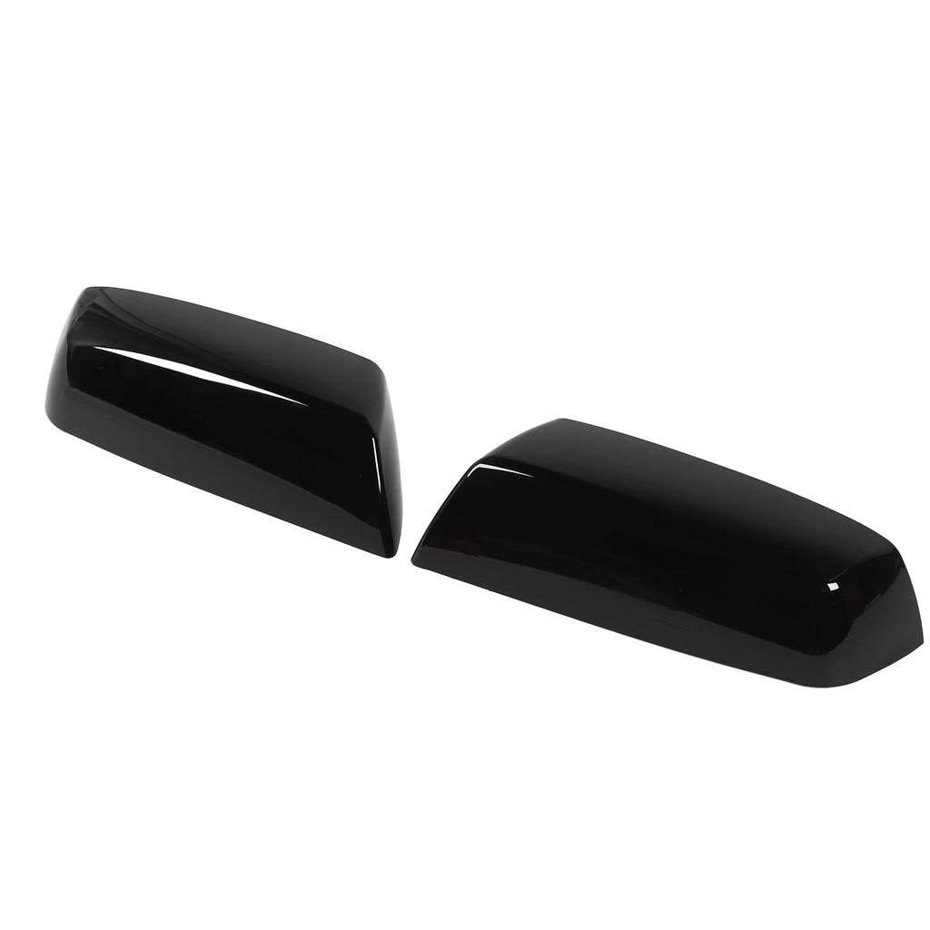 Pair of Rearview Side Mirror Cap Protective Easy Installation 22919758 for 2500 HD 3500 HD 2015 To 2019 Glossy Black