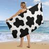 Black And White Pattern Designed Beach Towel Large Towel, Super Absorbent, Quick-Dry, Fashionable Decorative Beach Towel Bath