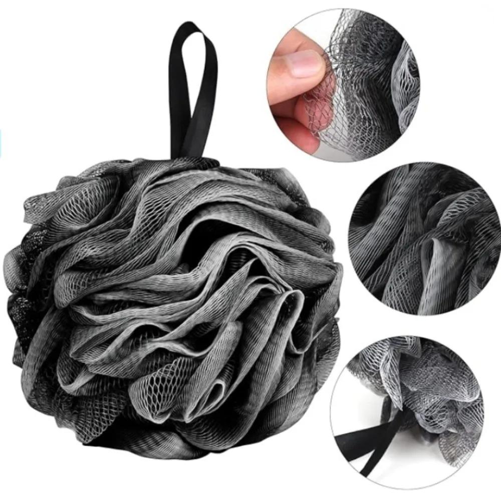 Large Mesh Bath Sponge Loofah Ball Rich Foam Body Scrubber Shower Puff Exfoliating Body Wash Ball Bathroom Cleaning Accessory