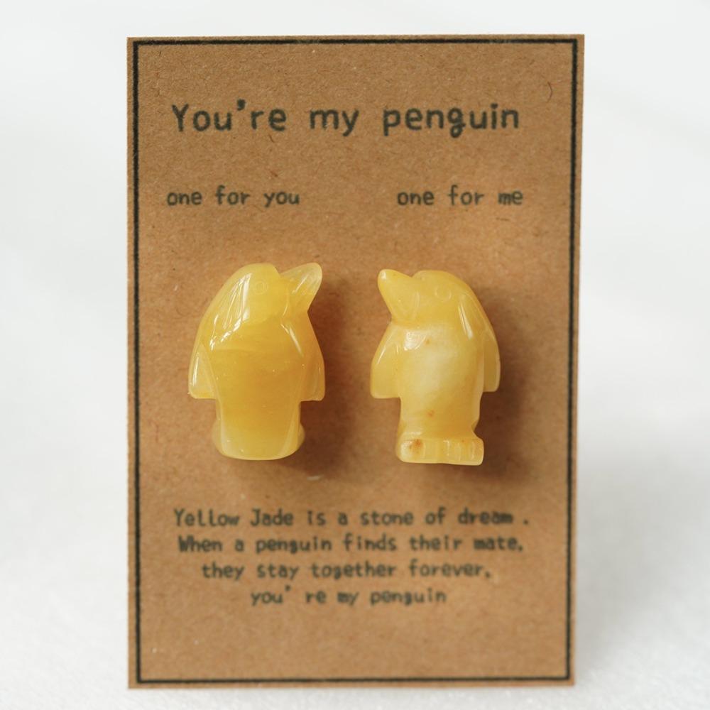 1 Paar Romantischer Stil Pinguin Geschenk Andenken Qualität Pinguinform Jubiläumsgeschenk Passendes Paar Andenken Für Ihn & Sie