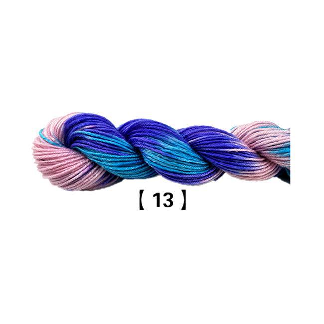 Fuyi Filo di Lana Tinta Acrilico Cotone per Scarpe per Artigianato Tessuto a Mano