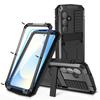 Für Samsung S25 Edge S21 FE S26 S24 S23 S22 Plus S20 Ultra A32 Metall Heavy Duty Hülle Metallischer Bumper Stoßfeste Displayschutzfolie