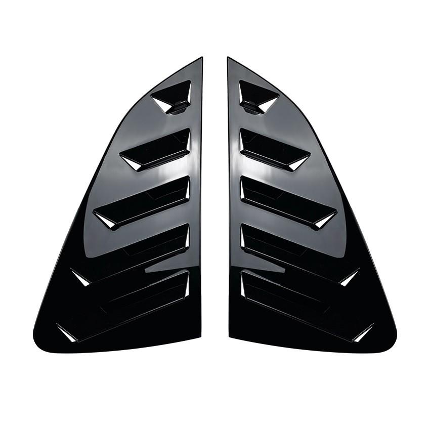 2pcs Car Rear Side Window Trim Spoiler For Volkswagen Polo MK6 Polo 2018+ Window Shutter Cover Louver Air Vents