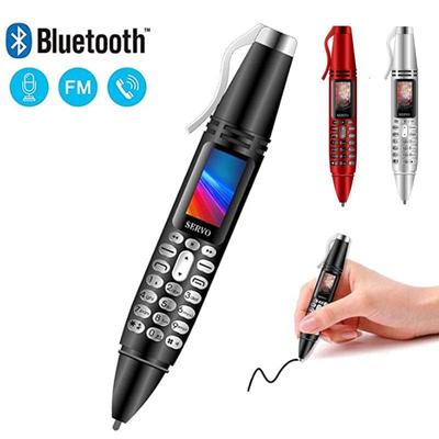 Mini wiederaufladbares Handy Bluetooth Dialer 0,95 Zoll Kleiner Bildschirm Handy Unterstützung GSM Dual SIM Max 32G TF Karte mit Kamera Taschenlampe