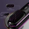 "Portable Mini Wireless Rechargeable Ceramic LCD Hair Straightening Comb"