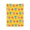 Gumballs Face Flannel Blanket Customized Throw Blanket for Home 150*125cm Plush Thin Quilt,