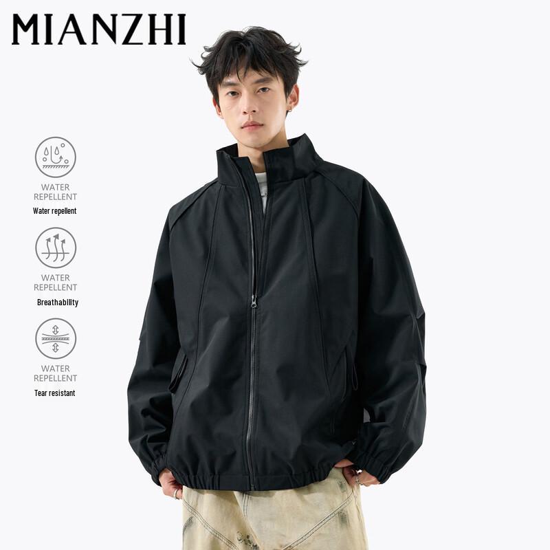 Men s Casual Stand-Collar Jacket S