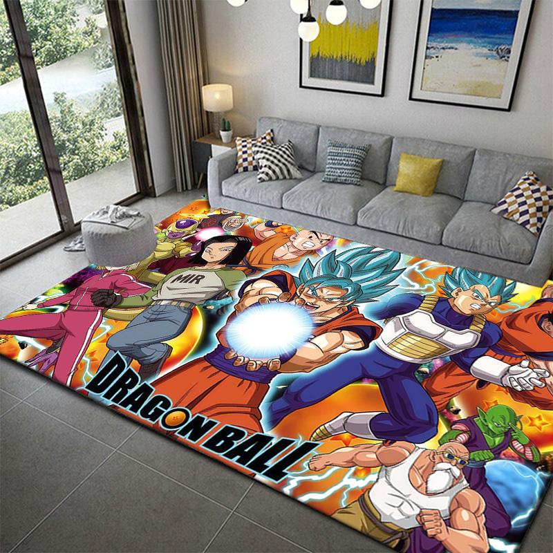 Dragon Ball High Definition Print Area Ruganime soft washable cartoon floor carpet 60x90cm