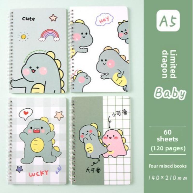 

Мультяшный Милый Блокнот А5 на Спирали Студенческий Классный Блокнот с Отрывными Листами