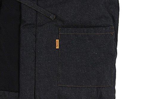 [Tosen] Unisex Denim Hanten (Half-Ten), Size LL, Blue, Dotera, Chanchanko